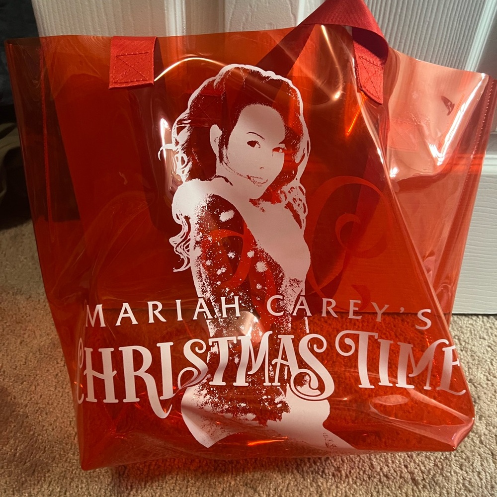 Mariah Carey Red Christmas Tote